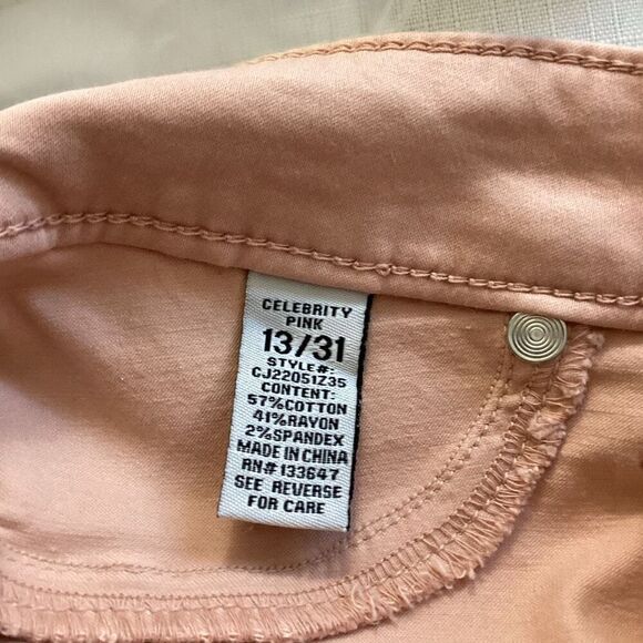 Celebrity Pink Women’s/Juniors Straight Leg Rose Pink Colored Jean Size 13/30 - Picture 5 of 9